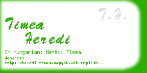 timea heredi business card